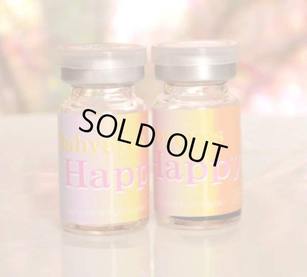 画像4: UVカット付☆瞳に優しいハイドロゲル使用NEW★HAPPY【半年/15.6mm/1枚(片目)】 (4)