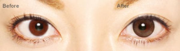 画像3: ★大人のバレない美人レンズ★Babyeyes【PURE Choco】【6ヶ月間/15.5mm/1枚(片目)】(度数~8.00迄) (3)