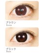 画像3: Babyeyesリボン★Black-10.00迄★Brown-6.00迄【6ヶ月使用タイプ1枚(片目)】 (3)